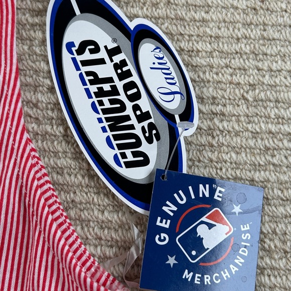 Concepts Sport Baseball Team Romper Women Medium Cincinnati Reds MLB NWT - Picture 4 of 10